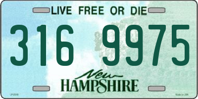 NH license plate 3169975