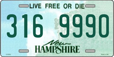 NH license plate 3169990