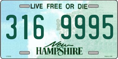 NH license plate 3169995