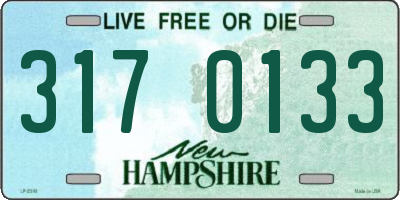 NH license plate 3170133