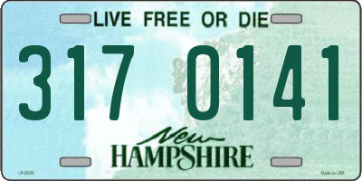 NH license plate 3170141