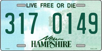 NH license plate 3170149