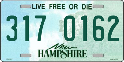 NH license plate 3170162