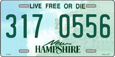 NH license plate 3170556