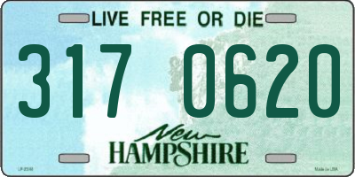 NH license plate 3170620