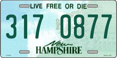 NH license plate 3170877