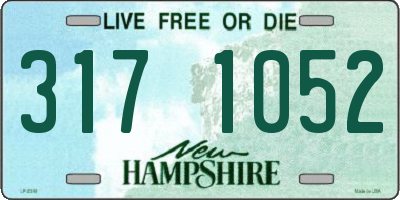 NH license plate 3171052