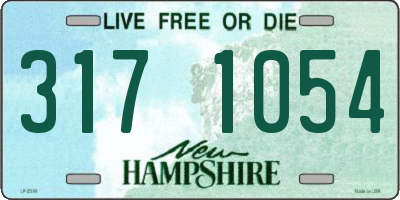 NH license plate 3171054