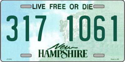 NH license plate 3171061