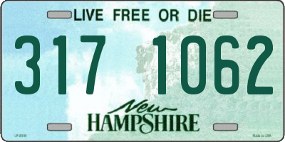 NH license plate 3171062