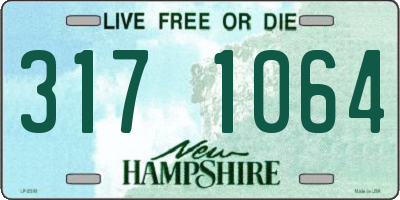 NH license plate 3171064
