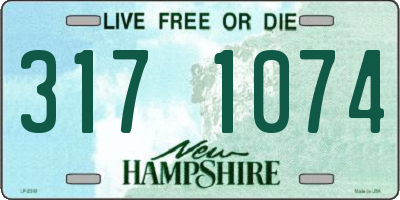 NH license plate 3171074