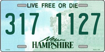 NH license plate 3171127