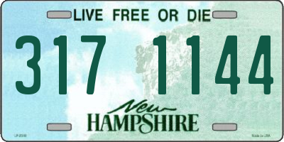 NH license plate 3171144