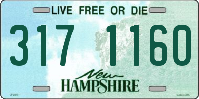 NH license plate 3171160