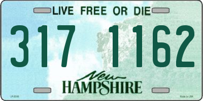 NH license plate 3171162