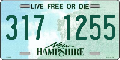 NH license plate 3171255