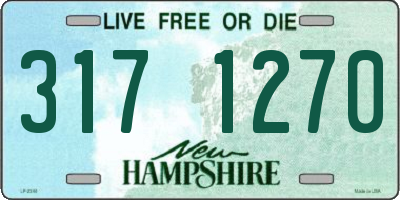 NH license plate 3171270