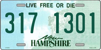 NH license plate 3171301