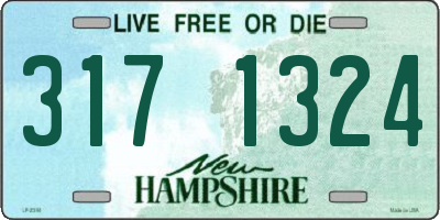 NH license plate 3171324