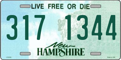 NH license plate 3171344