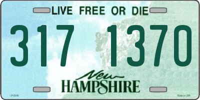 NH license plate 3171370