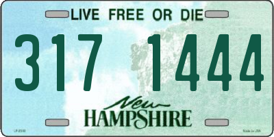 NH license plate 3171444