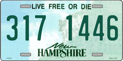 NH license plate 3171446