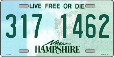 NH license plate 3171462