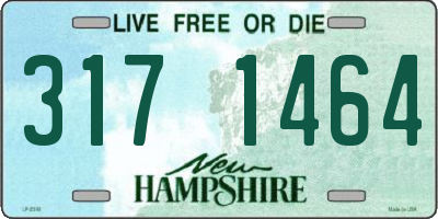NH license plate 3171464