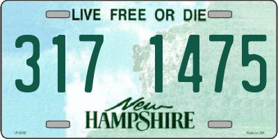 NH license plate 3171475