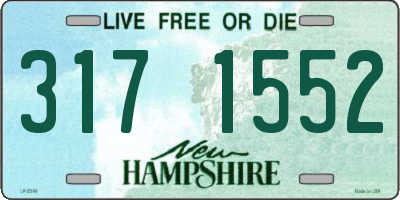 NH license plate 3171552