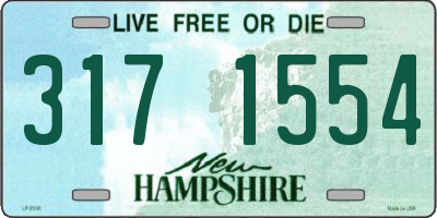 NH license plate 3171554