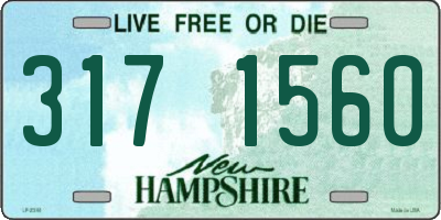 NH license plate 3171560