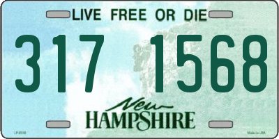 NH license plate 3171568