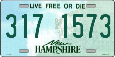 NH license plate 3171573