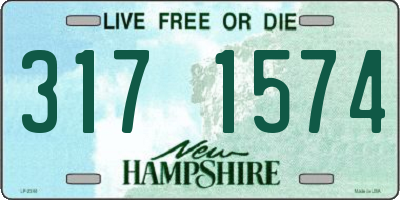 NH license plate 3171574