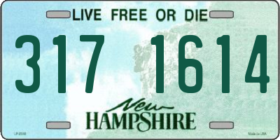 NH license plate 3171614