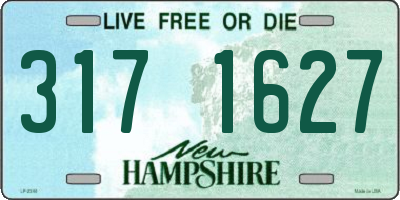 NH license plate 3171627