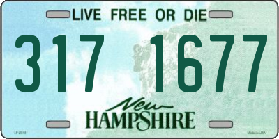 NH license plate 3171677