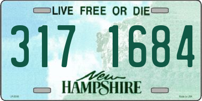 NH license plate 3171684