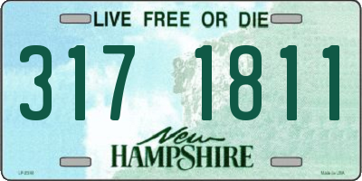 NH license plate 3171811