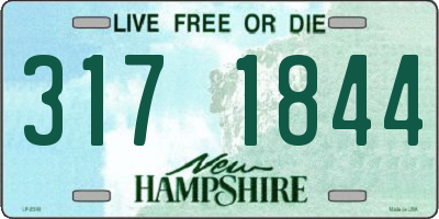 NH license plate 3171844