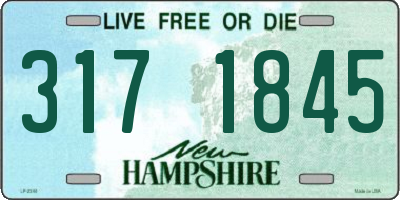 NH license plate 3171845