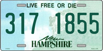 NH license plate 3171855