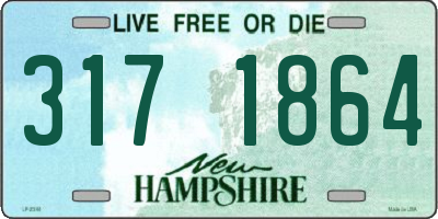NH license plate 3171864