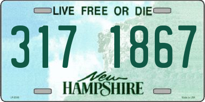 NH license plate 3171867