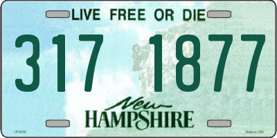 NH license plate 3171877