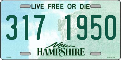 NH license plate 3171950