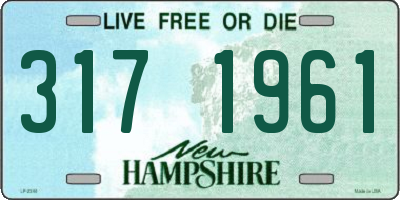 NH license plate 3171961